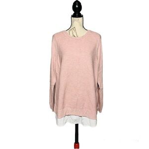 Hilary Radley XXL ribbed knit sweater